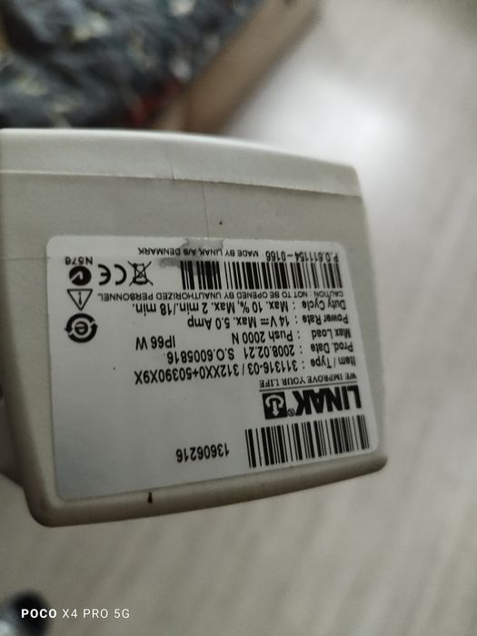 Siłownik linowy  Linak 2000N