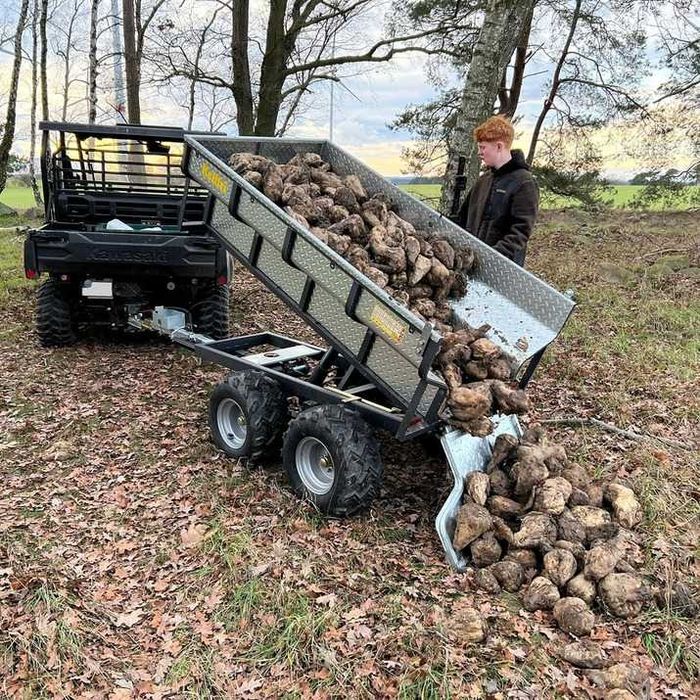 Przyczepka ATV Quad Kellfri 1400kg Wywrot  Tandem  CFMOTO Loncin Goes