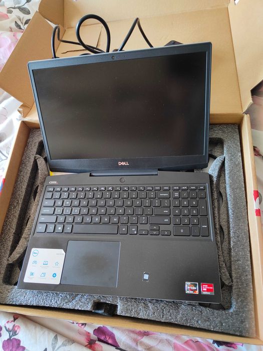 Laptop Gaminowy Dell Inspiron G5 144Hz Ryzen 7 4800H 16GB Windows 10 512GB Ryzen RX5600M Gwarancja maj 2027 świetna jakość wykonania