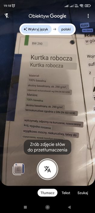 Koszula robocza męska