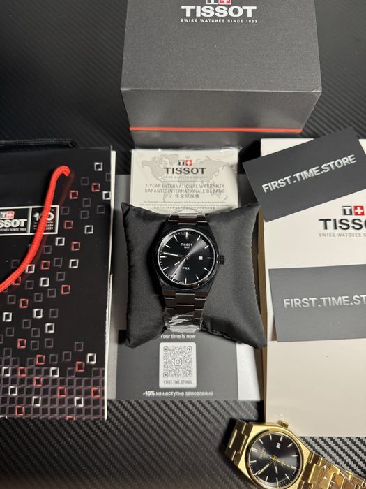 Чоловічий годинник Tissot PRX Full Black — Без передплат / Офіційний ФОП / Гарантія