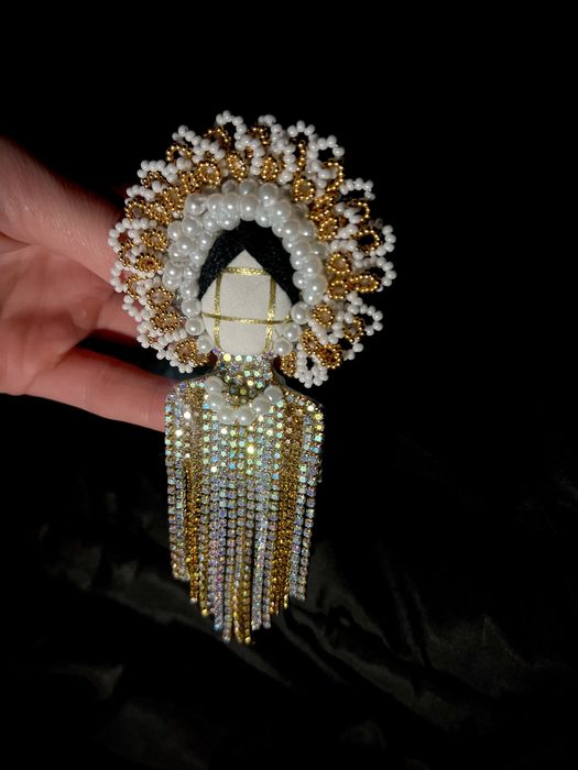 Брошка-Мотанка ручної роботи