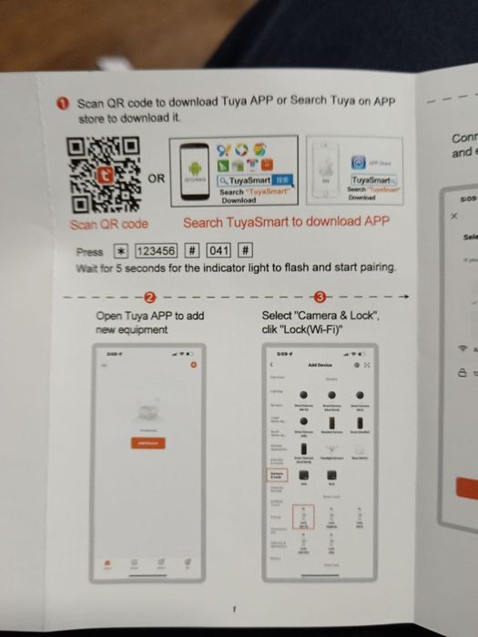 Клавиатура контроля доступа RFID tyua