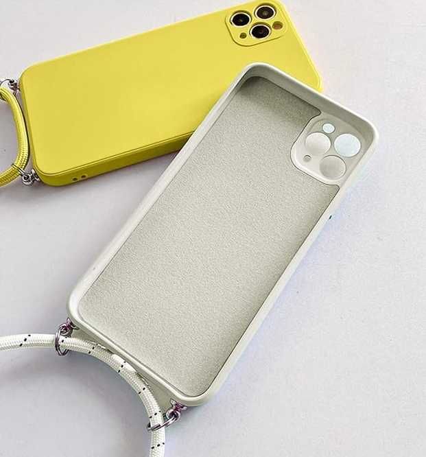 Etui pokrowiec plecki na telefon komórkowy iPhone 14 Pro ze smyczą