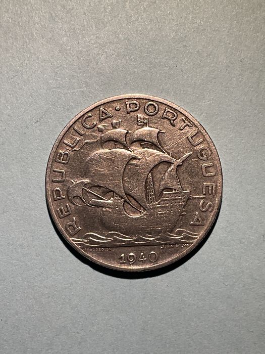 Lote de 5$00, 1937 (escassa) 1940, 1947 e 1951