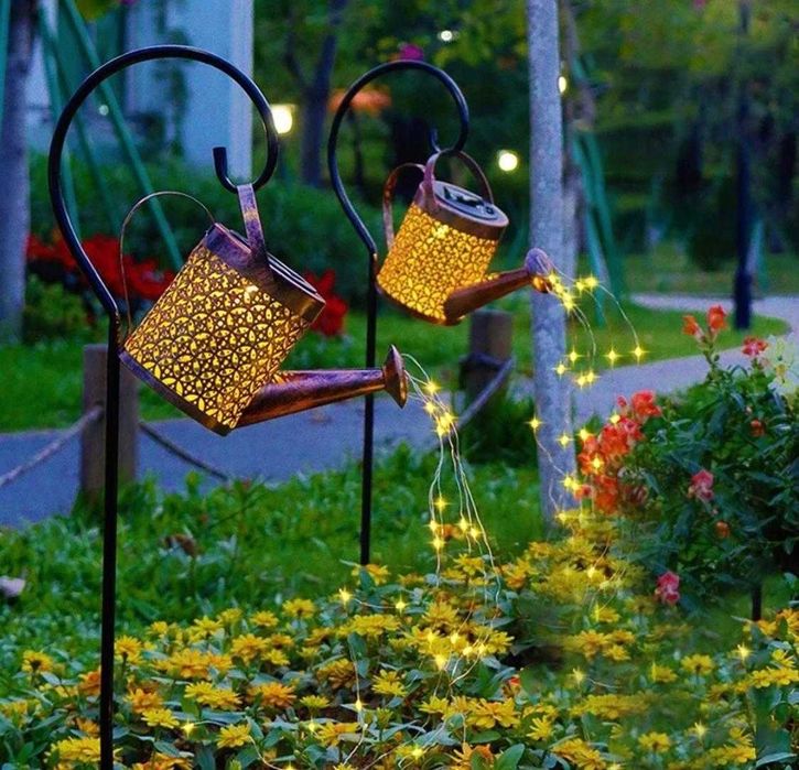 Світильник садовий. Лійка із сонячною панеллю