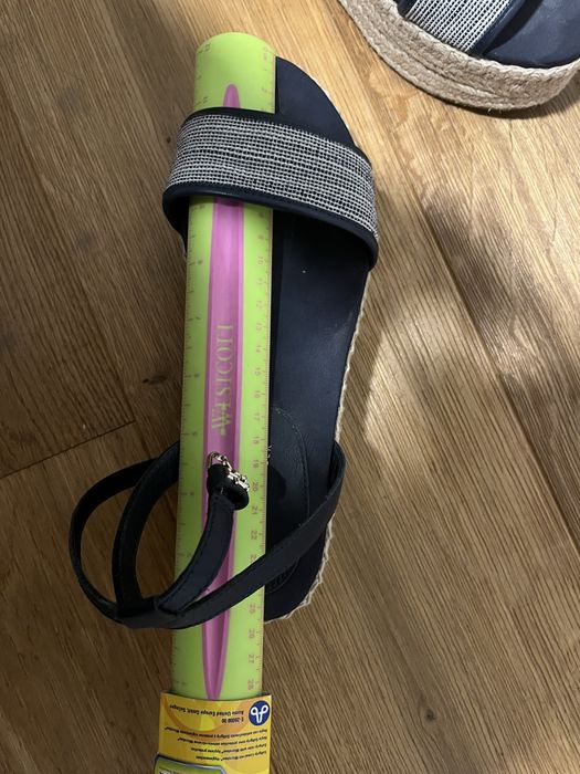 Sandały espadryle Tommy Hilfiger 39 granatowe