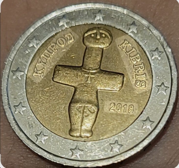 Moeda 2€ Chipre 2018