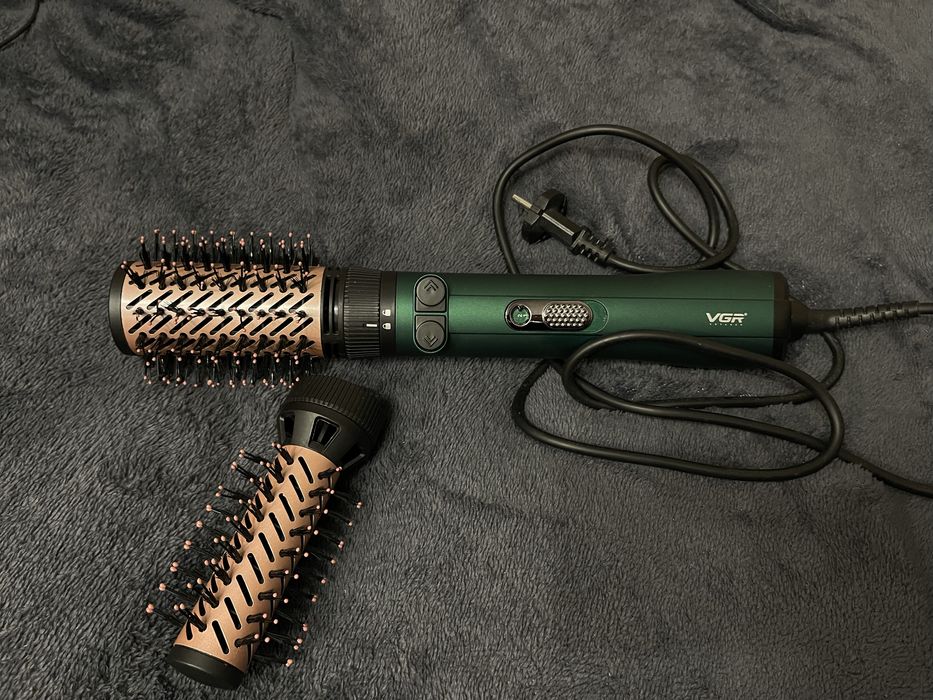 Фен щітка для волосся 2в1 VGR , стайлер