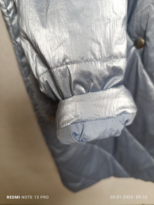 Пальто куртка пуховик оверсайз пог 66 см р.S- XL
