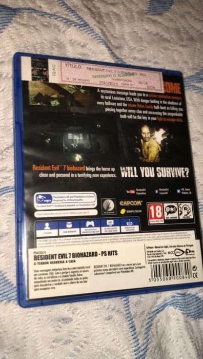Jogo PS4 - Resident Evil 7