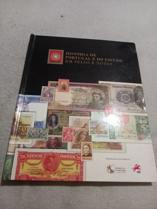 História de Portugal e do escudo em notas e selos