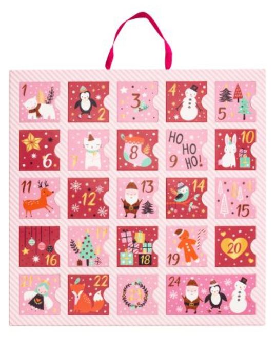 NOWY kalendarz adwentowy hm biżuteria spinki