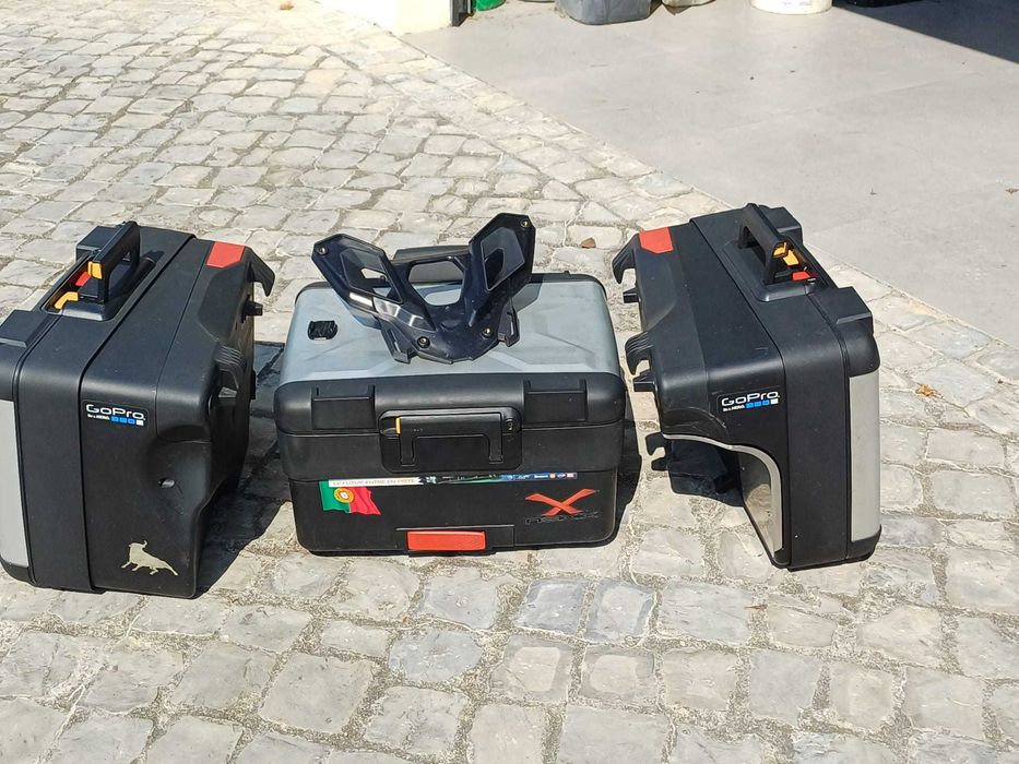 3 Original BMW Luggage Cases for BMW R1200 GS