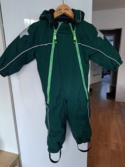 Molo kombinezon zimowy 86 zielony wodoodporny thinsulate