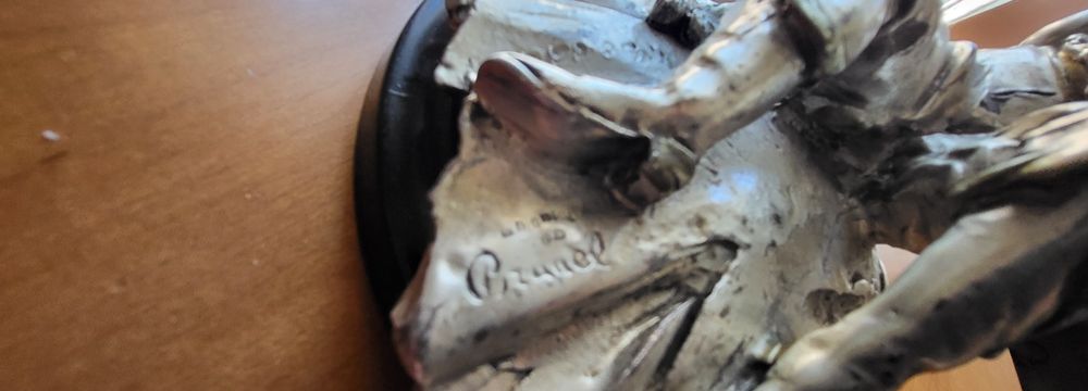 Estatueta laminada a Prata