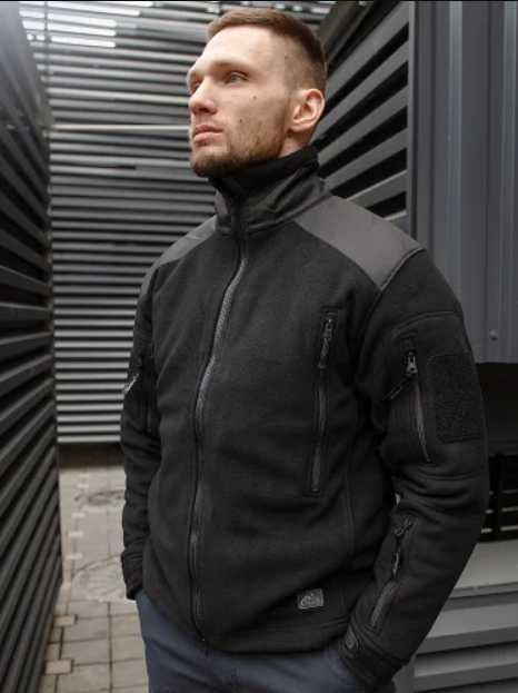Liberty Helikon-tex щільний бомбер флісовий куртка кофта синій койот
