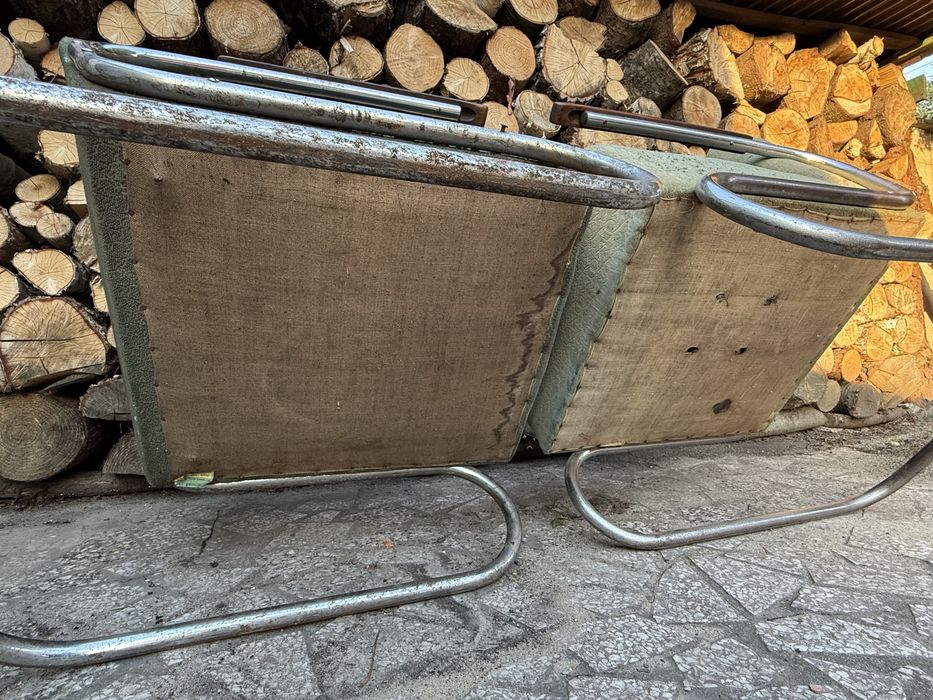 2 fotele bauhaus kultowy model s411 Gispen Mücke Melder