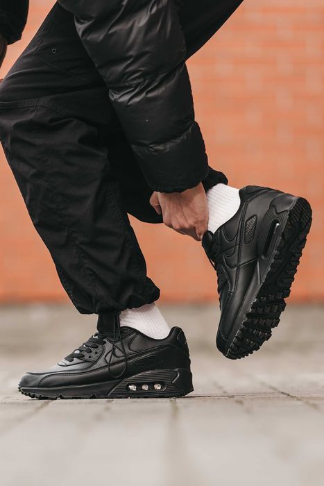 Кроссовки Nike Air Max 90 Full Black / кросівки найк
