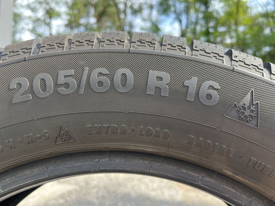 205/60 R16 Continental комплект зимових шин як нові