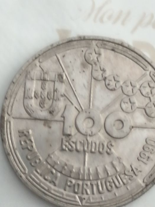 Moeda comemorativa 100 escudos