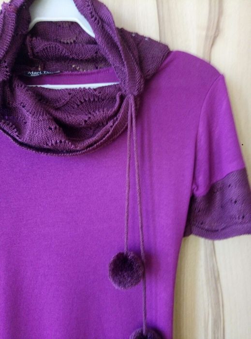 трикотажное платье-туника