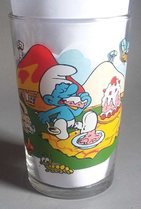 Copo de coleção Estrunfes/ Smurfs ( 2)