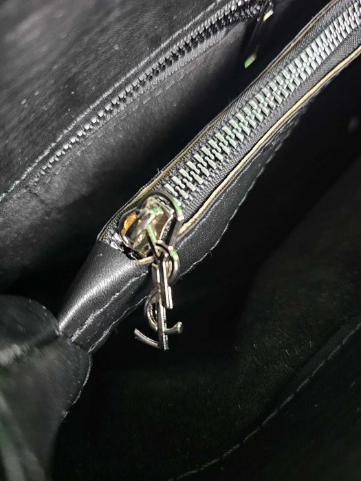 Torebka damska prazkowana torba lancuszek nowość Hit Czarna ysl