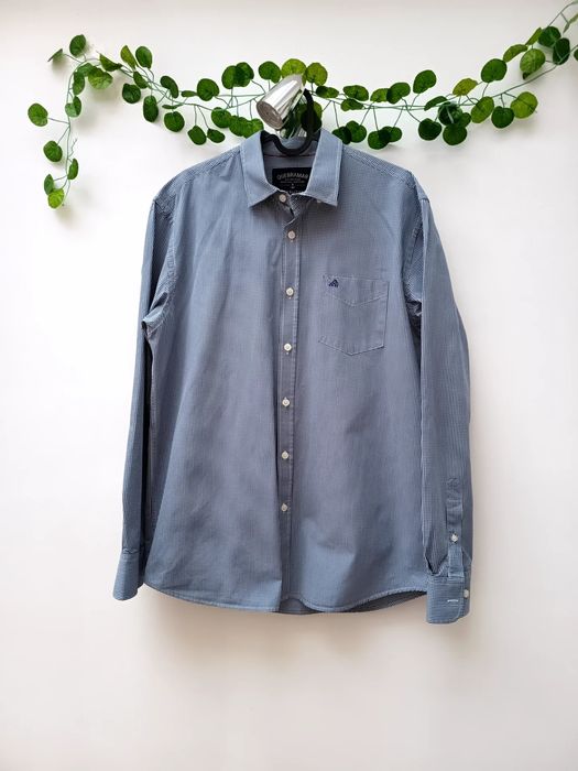 Camisa Axadrezada Azul Escuro