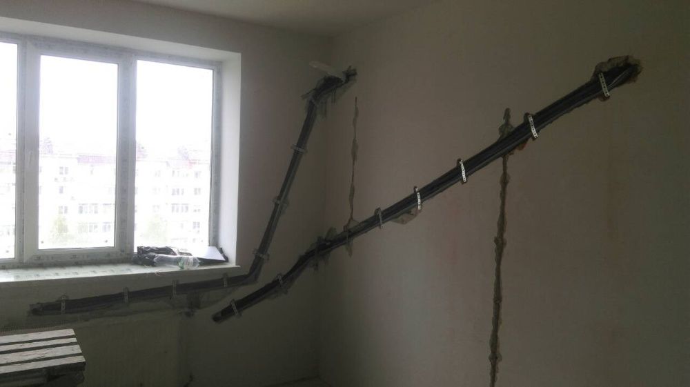 Прокладання фреонової магістралі під кондиціонер (до ремонту)