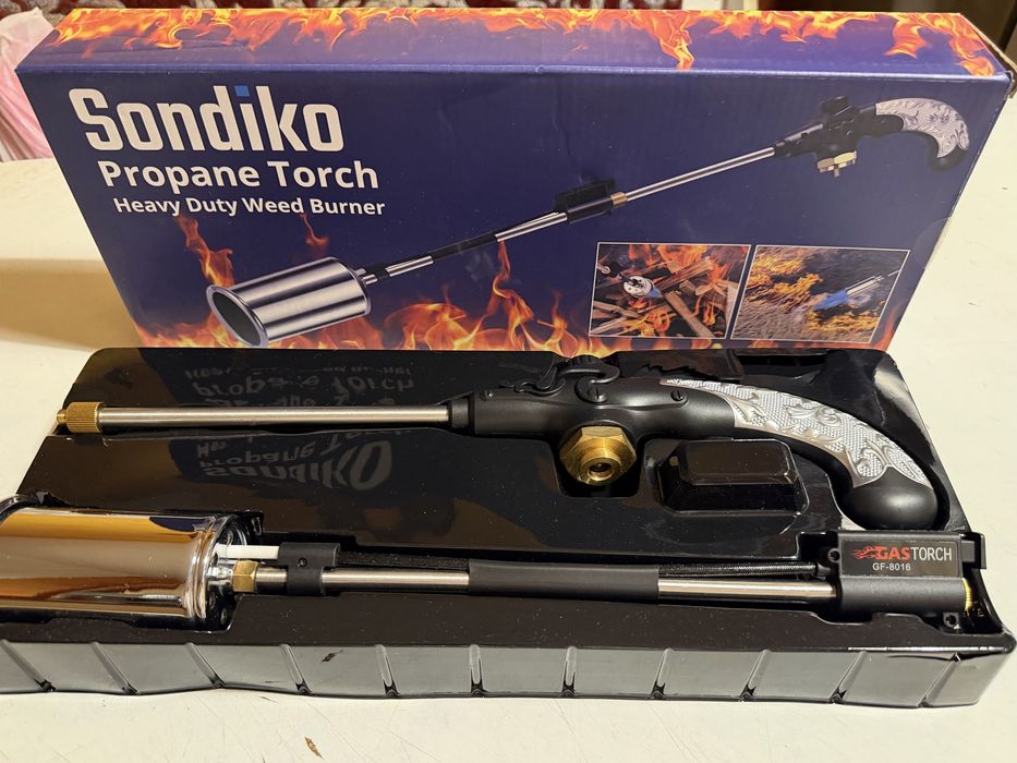 Sondiko wypalarka do chwastów , topi snieg , usuwa farbę itp