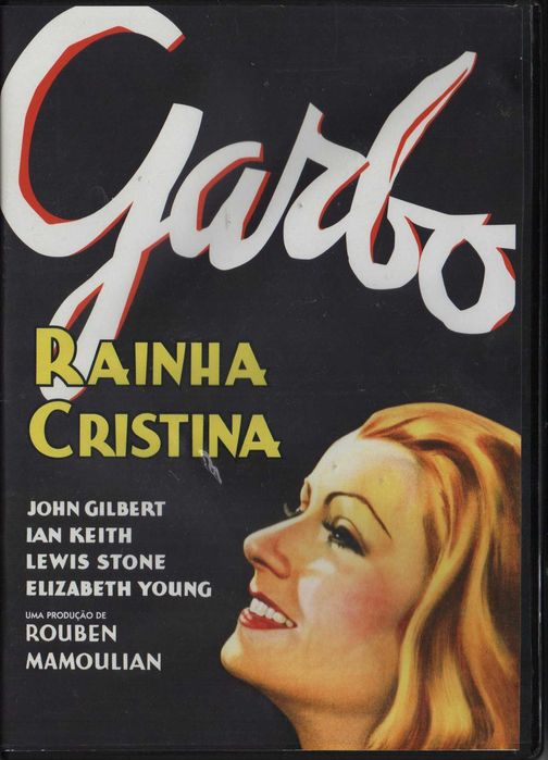 Dvd Rainha Cristina - drama histórico - Greta Garbo