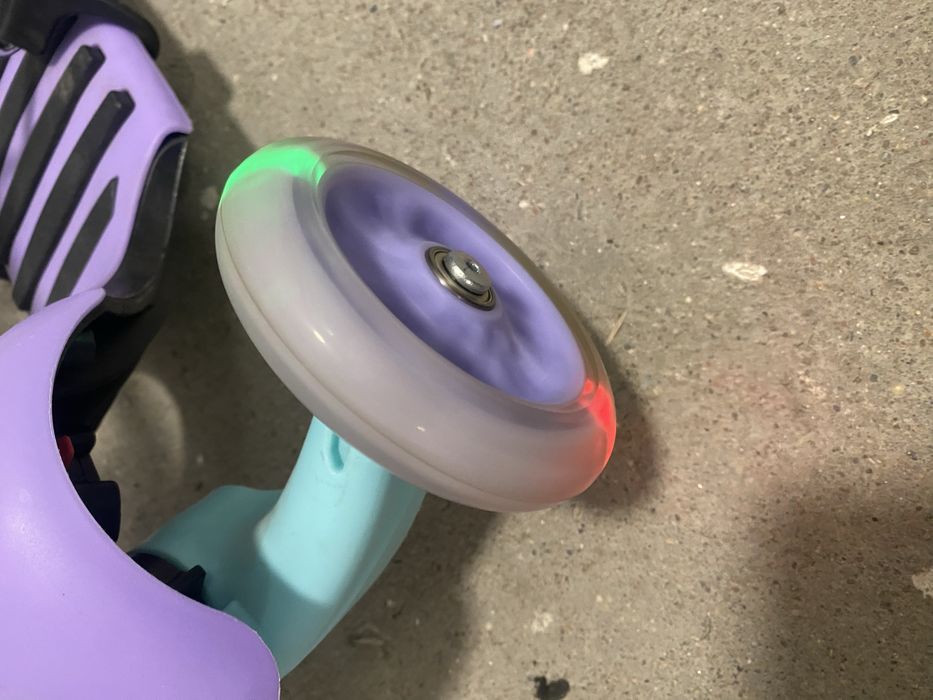 Hulajnoga dziecięca Nils Fun 4 w 1 Black-Mint-Purple