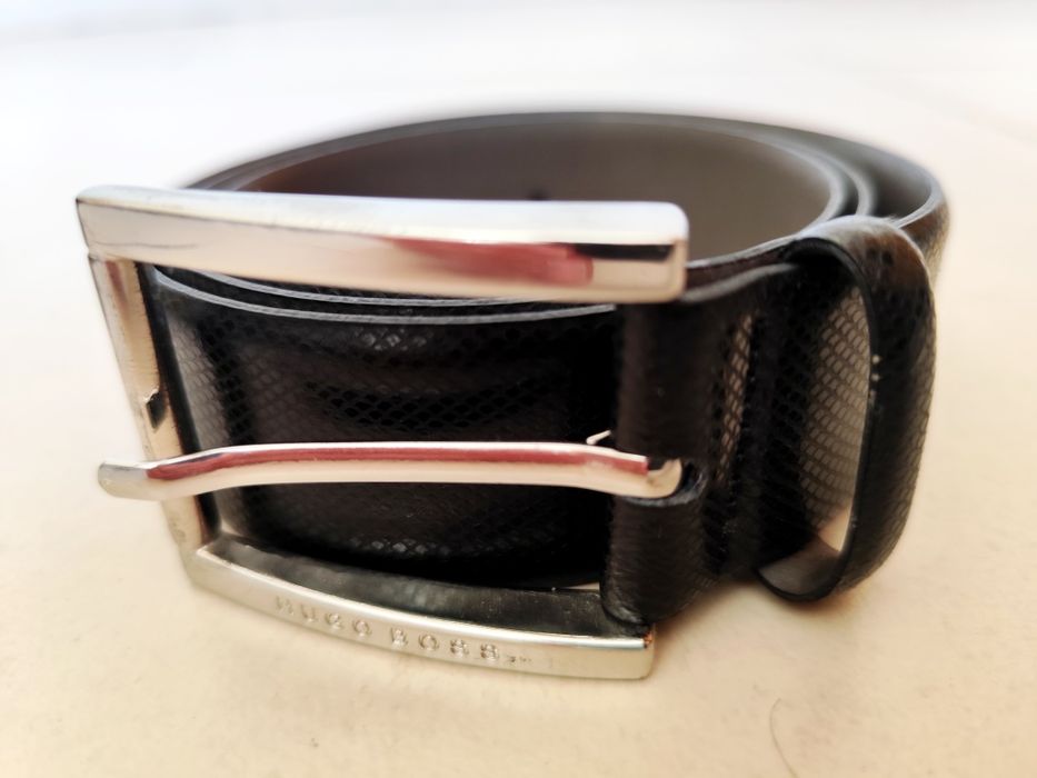 Cinto preto para Homem marca Hugo Boss  (85 cm / Tam. S)