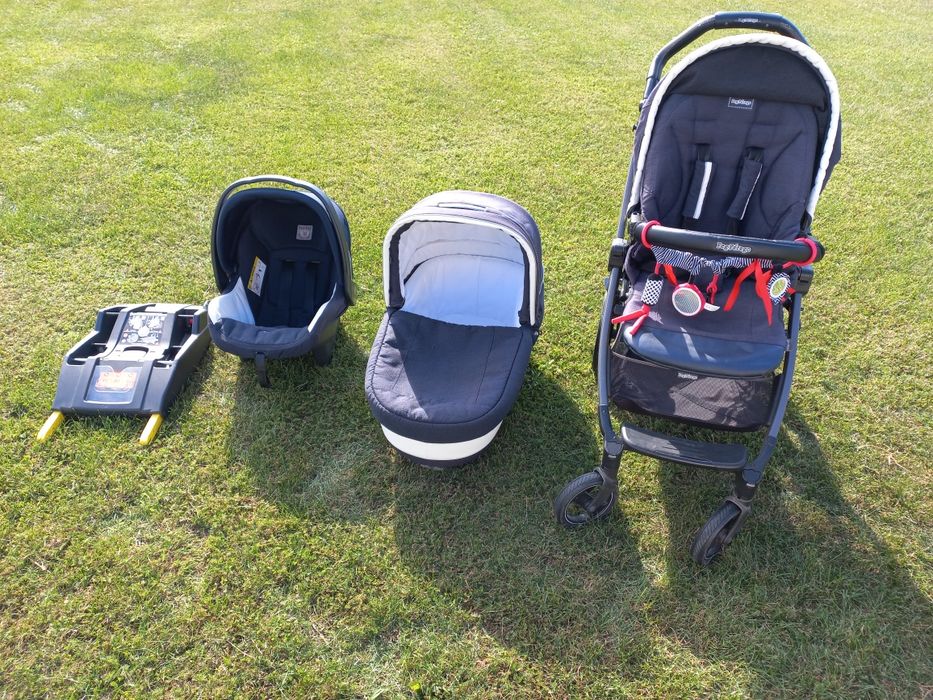 Wózek Peg Perego4w1+torba,pokrowiec na nogi,moskitiera,folia p/deszcz.