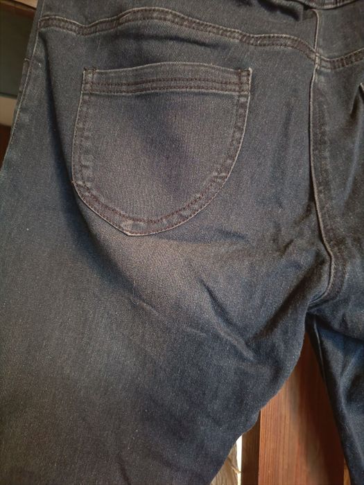 Super jeansy w kolorze granatowym