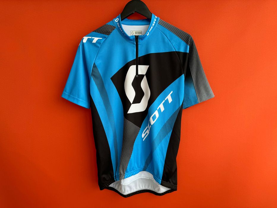 SCOTT чоловіча спортивна вело футболка сорочка джерсі розмір L