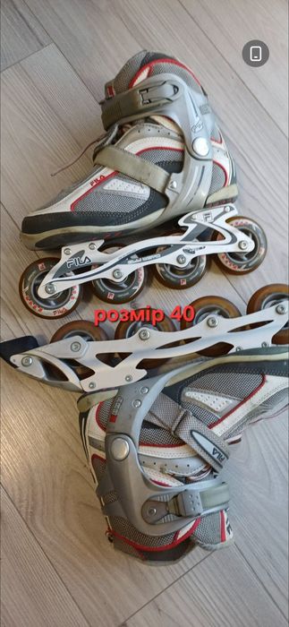 Ролики крутої фірми FILA розмір 40