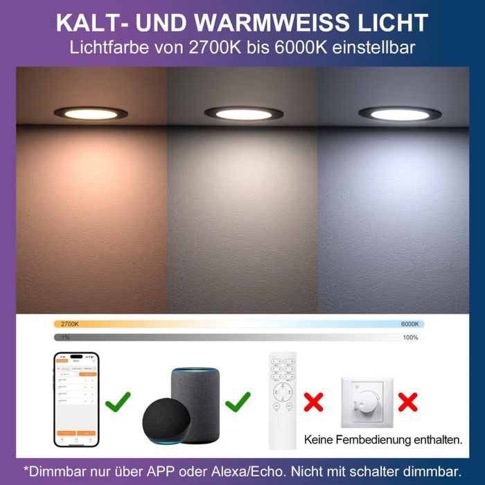 Reflektory LED DUSKTEC 230 V , 10W-8szt . Czarny