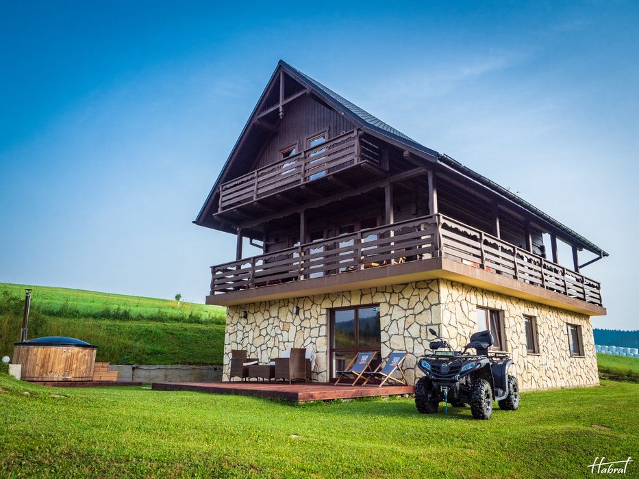 Domek w górach z jacuzzi