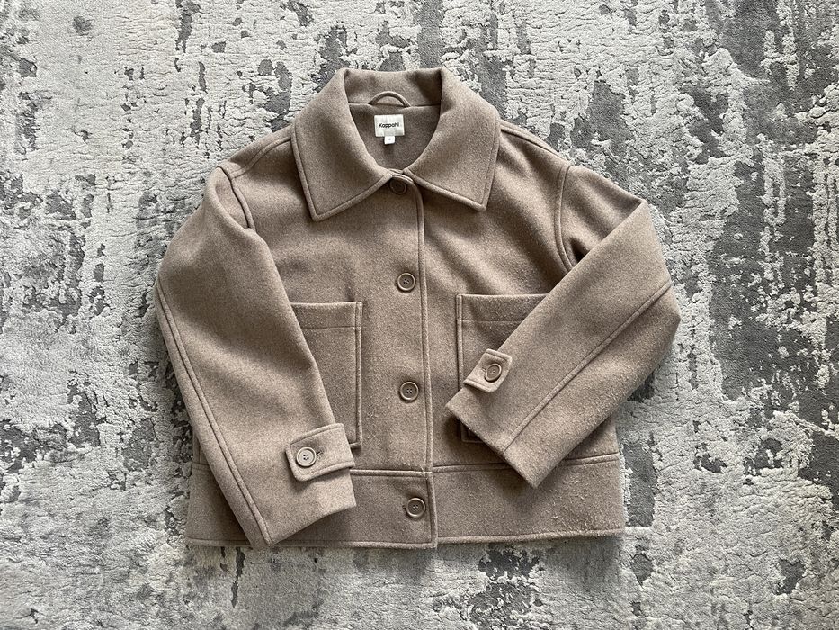 Beżowa kurka, krotki plaszczyk Kappahl -M