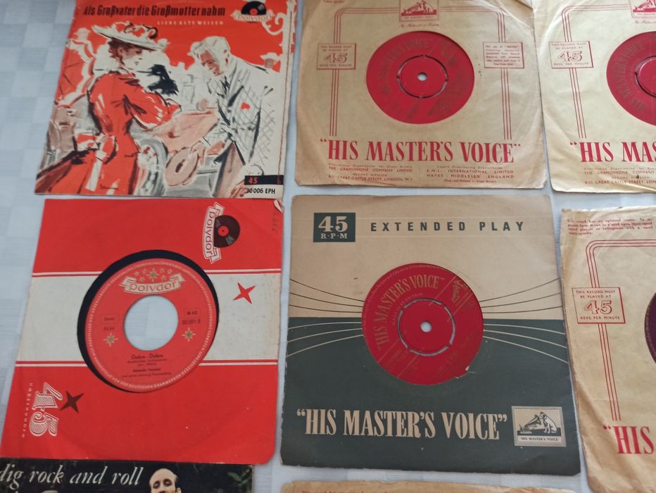 Vinyl vários. 45 RPM