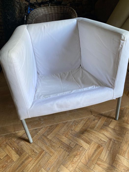 Fotel Ikea biały