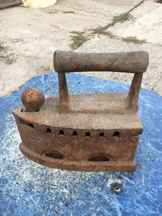 Утюг на дровах утюг на углях ретро старинный в коллекцию