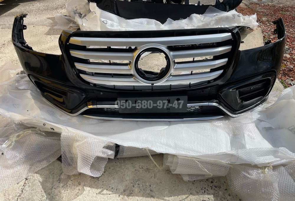 Бампер передний с решеткой Mercedes Benz GLS Class X167 рестайлинг