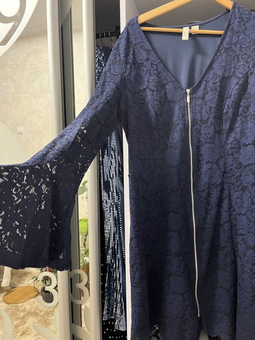 Сукня гіпюрова на молнії