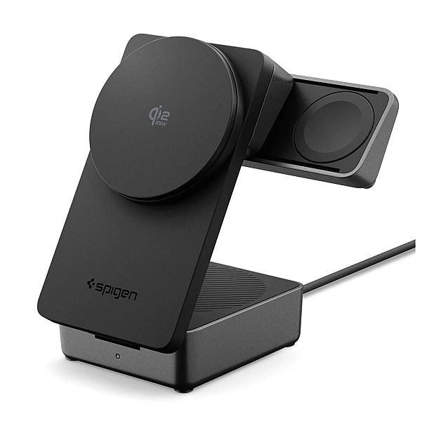 Spigen Ef323Mq Essential 3In1 Magnetic Magsafe Wireless Charger 25W Qi