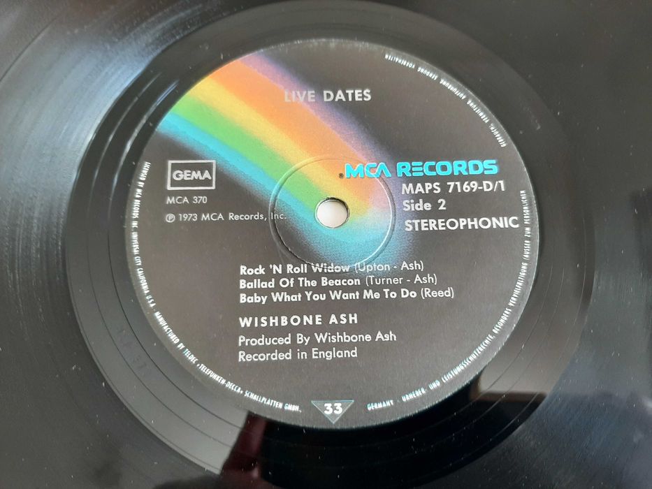 Wishbone Ash - Live Dates - Germany - 2 x Vinil LP