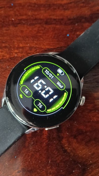 Smartwatch Garett Elegance RT Zegarek czarny srebrny