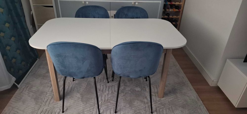 Pack mesa 160x200 + 4 cadeiras